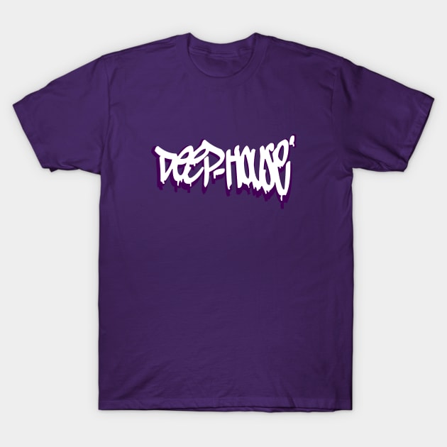 deep-house graffiti tag T-Shirt by FelippaFelder